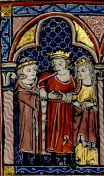 Kroning van Guy de Lusignan en Sybille